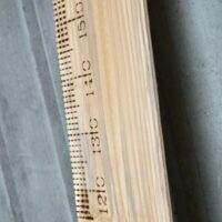 F Ambacht houten meetlat groeimeter liefslabel origineel cadeau kraamcadeau kind babyshower verjaardag baby geboorte sinterklaas kerst moederdag vaderdag persoonlijk leuk luxe kado cadeau