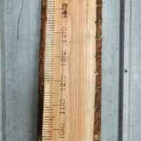 R Ambacht houten meetlat groeimeter liefslabel origineel cadeau kraamcadeau kind babyshower verjaardag baby geboorte sinterklaas kerst moederdag vaderdag persoonlijk leuk luxe kado cadeau