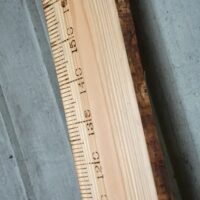 S Ambacht houten meetlat groeimeter liefslabel origineel cadeau kraamcadeau kind babyshower verjaardag baby geboorte sinterklaas kerst moederdag vaderdag persoonlijk leuk luxe kado cadeau