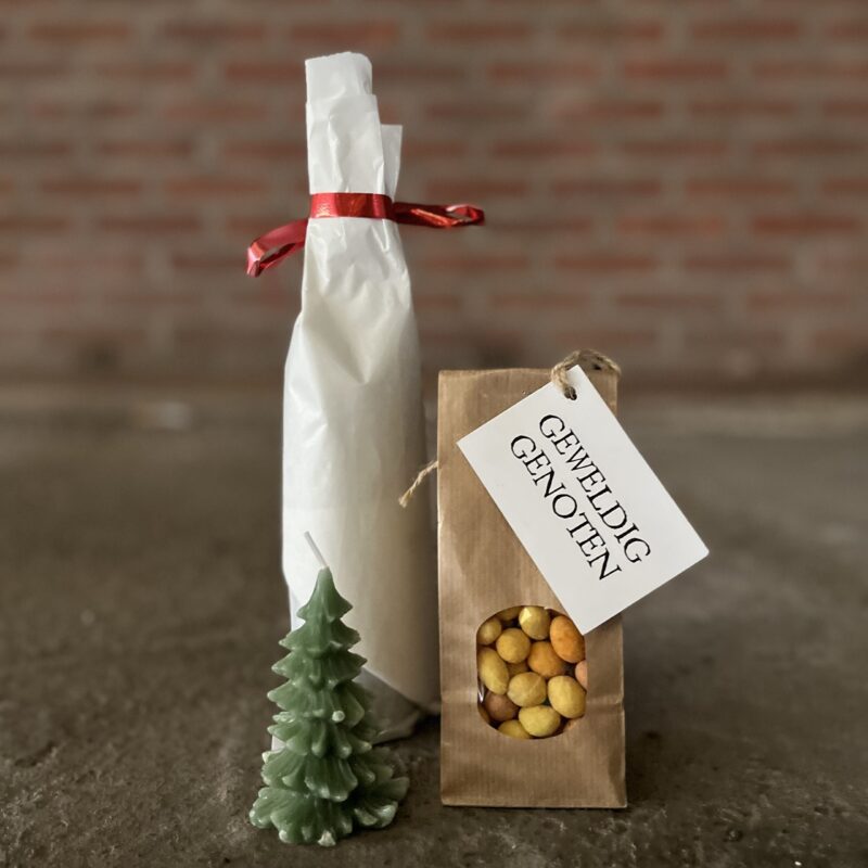 kerstdieet kerstpakket origineel persoonlijk kleinigheidje iets leuks bij cadeaubon origineel persoonlijk relatiegeschenk idee tip oud en nieuw