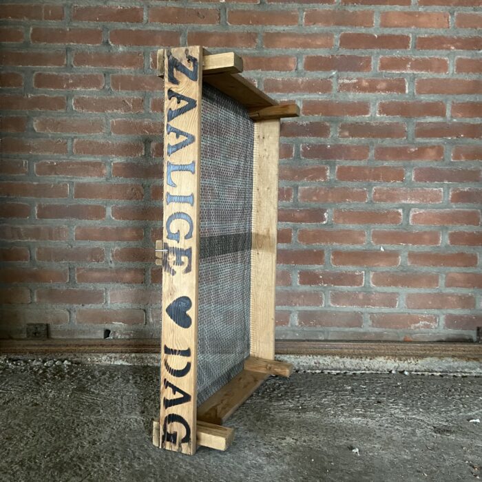 gaasbak gaasrek liefslabel houten kist met je eigen tekst branden