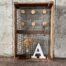 sleutelrek gaasbak gaasrek houten kist vintage sleutelhanger liefslabel