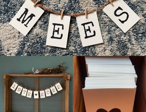 Vintage Letterset (150+ kaartjes)