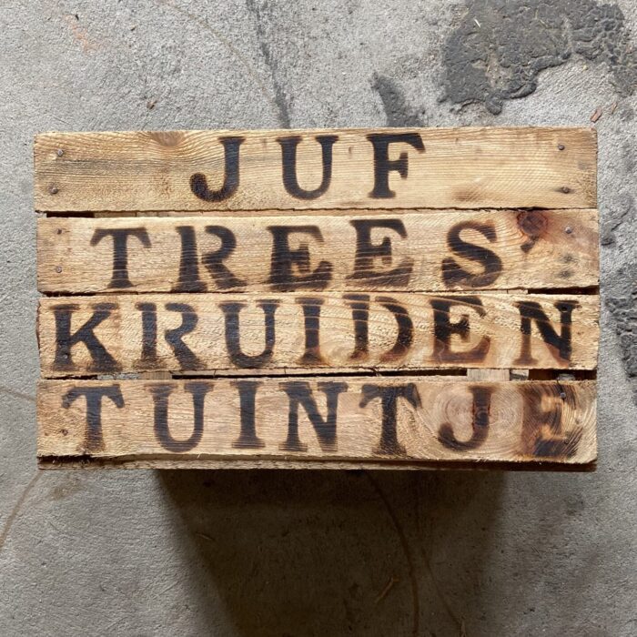 bedankje juf trees liefslabel kruidentuintje gezamenlijk cadeau klas bedankje juf