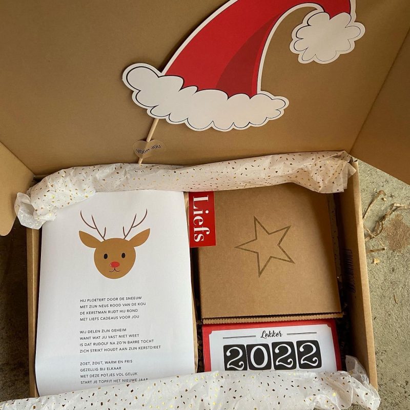origineel kerstpakket liefslabel