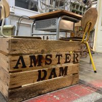 amsterdam kist opruimen branden hout liefslabel
