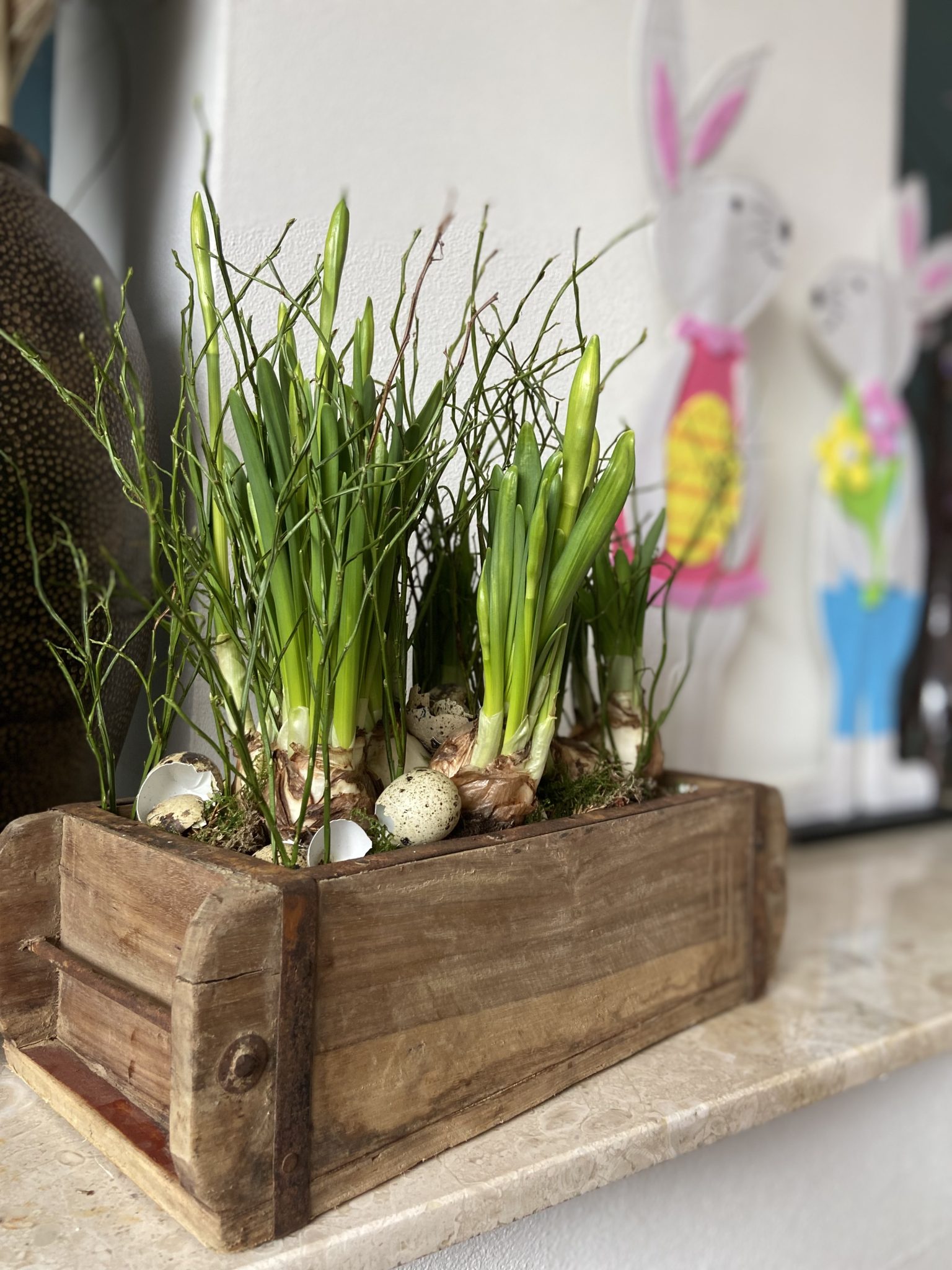 fleurig pakket lente pasen liefslabel