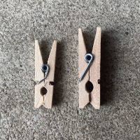 Houten Knijpertjes Verschil Groot En Klein Liefslabel