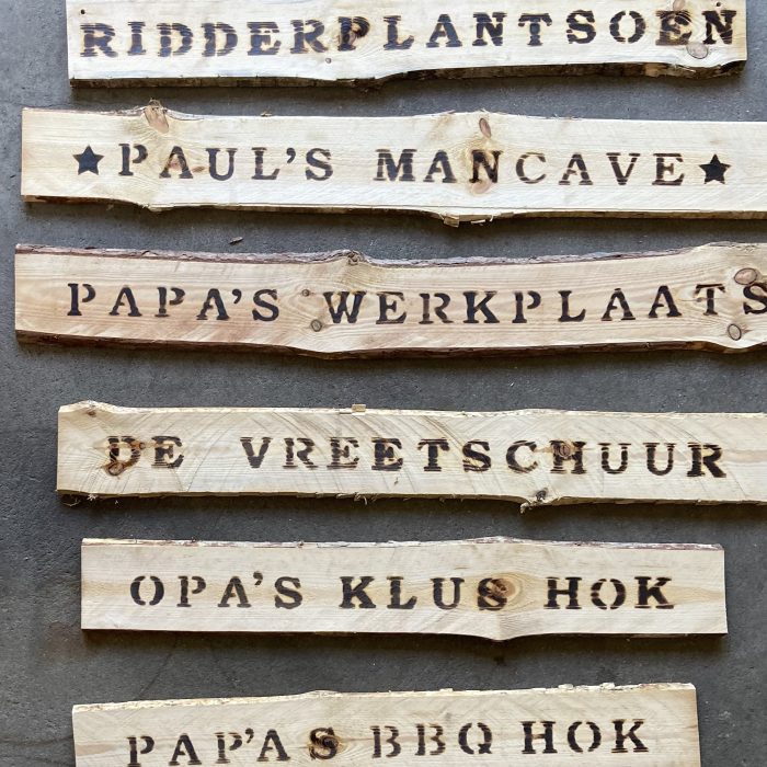 houten tekstbord vaderdagcadeau verjaardagscadeau mannen vintage liefslabel