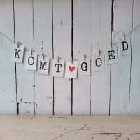 Komt Goed Vintageslinger Steunen hart onder de riem steken LiefsLabel