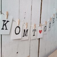 Komt Goed Vintageslinger Steunen hart onder de riem steken LiefsLabel