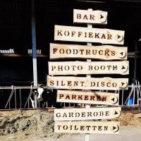 houten bewegwijzering event vintage liefslabel beurs jubileumfeest csg lage waard 2023
