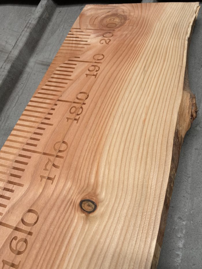 EXCLUSIEF houten meetlat groeimeter liefslabel ambacht origineel cadeau kraamcadeau verjaardag baby geboorte