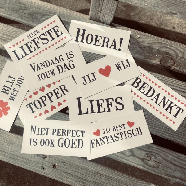 kanskaarten liefs liefslabel