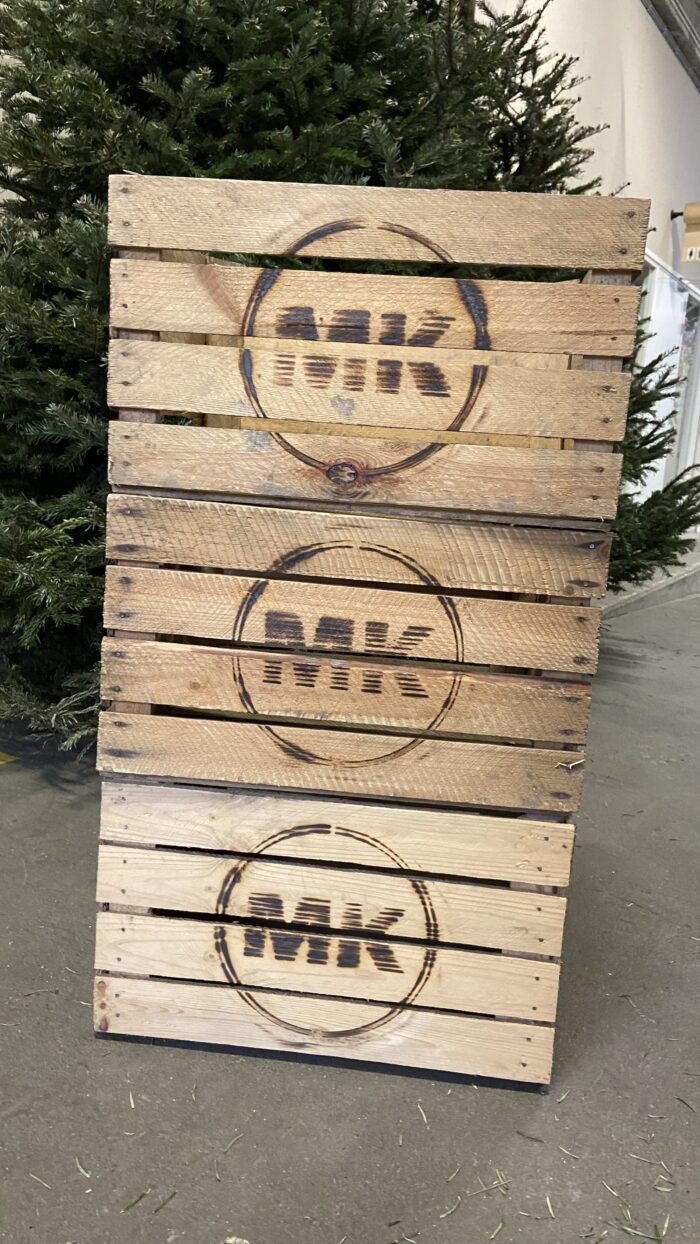 houten kist logo fruitkist krat mk liefslabel