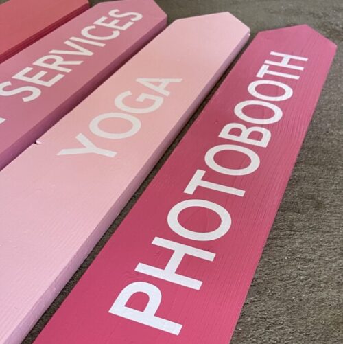 bewegwijzering pink ribbon liefs liefslabel huisstijl event beurs