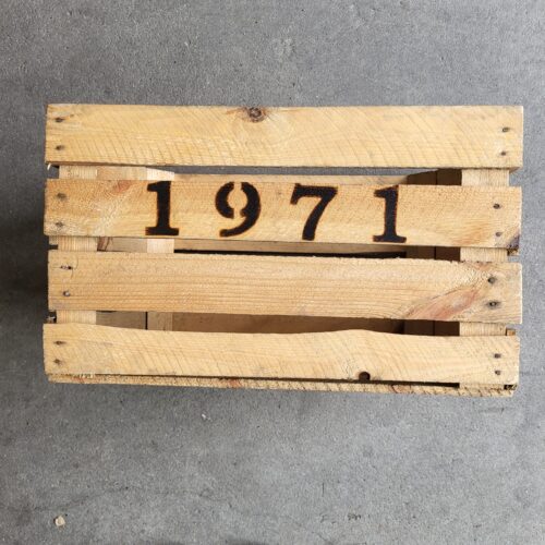 houten kist 1971 Liefslabel