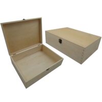 A4 formaat kist liefslabel houten kistje met deksel houten kist