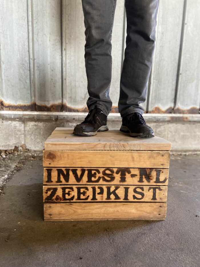 zeepkist presentatie pitch bedrijven props liefslabel houten kist fruitkist invest nl investnl