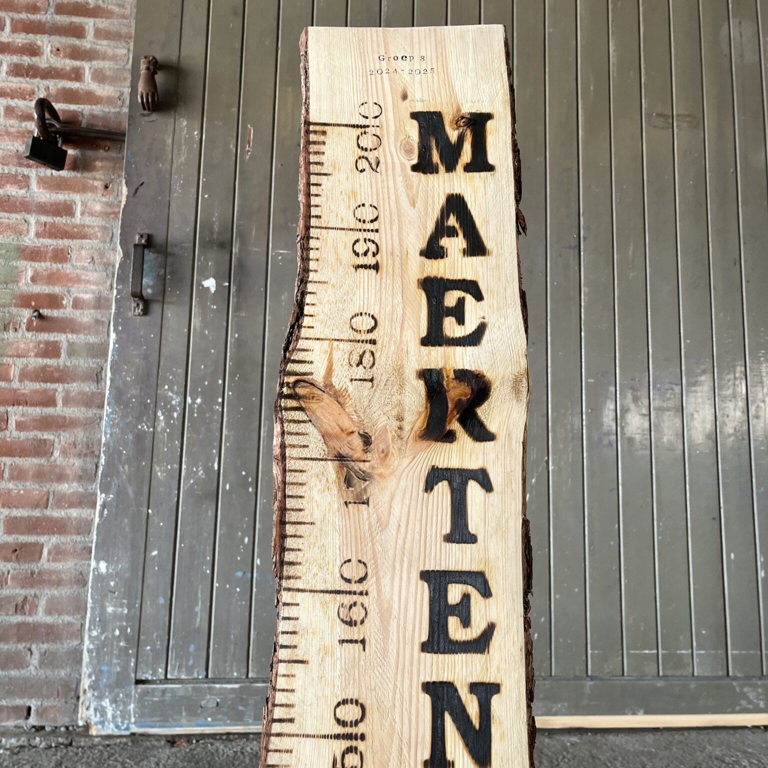 VINTAGE ➸ Houten Meetlat / Groeimeter (3 stuks