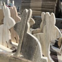 houten paashazen beijzonder welkom dagbesteding liefs liefslabel cadeau pasen