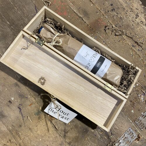 wijnkistje liefs liefslabel wijnkist houten kist cadeaupakket liefs liefslabel origineel persoonlijk cadeau verjaardag