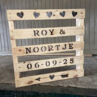welkomstbord decoratie bruiloft trouwdag bord namen pallet boerenbruiloft trouwdag decoratie huwelijk cadeau origineel persoonlijk liefs liefslabel