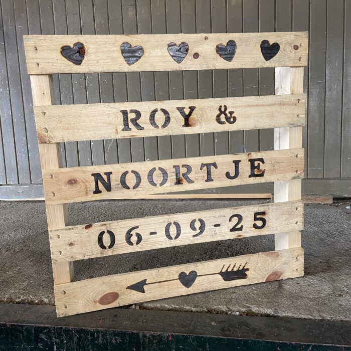 welkomstbord decoratie bruiloft trouwdag bord namen pallet boerenbruiloft trouwdag decoratie huwelijk cadeau origineel persoonlijk liefs liefslabel