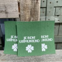 je bent uitmuntend label kaartje kaart liefs liefslabel