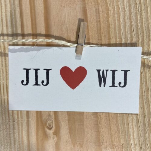jij hartje wij vintage kaart kaartje geslaagd bruiloft huwelijk sturen klein leuk bedankje liefs label liefslabel juf meester vriendin bedankje zomaar pensioen zwanger