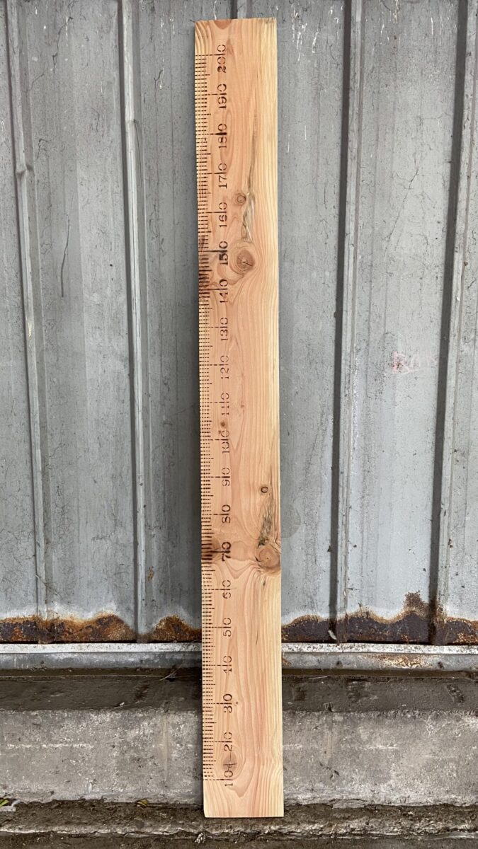 B Ambacht houten meetlat groeimeter liefslabel origineel cadeau kraamcadeau kind babyshower verjaardag baby geboorte sinterklaas kerst moederdag vaderdag persoonlijk leuk luxe kado cadeau