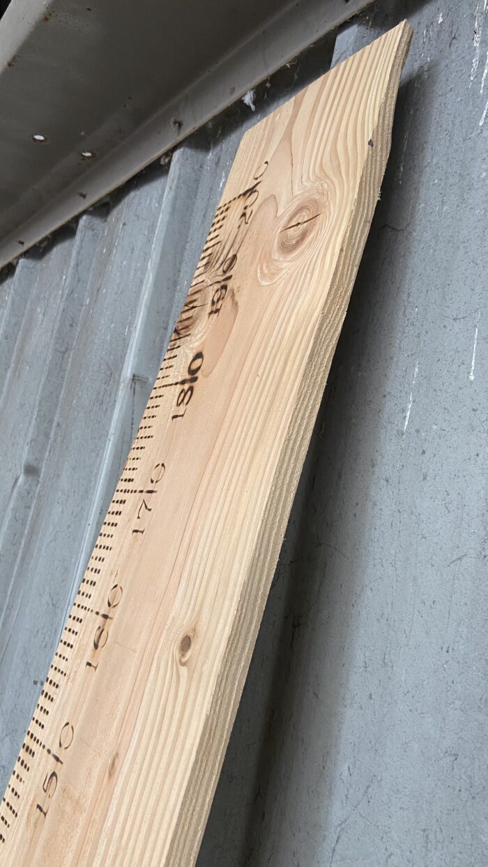 C Ambacht houten meetlat groeimeter liefslabel origineel cadeau kraamcadeau kind babyshower verjaardag baby geboorte sinterklaas kerst moederdag vaderdag persoonlijk leuk luxe kado cadeau