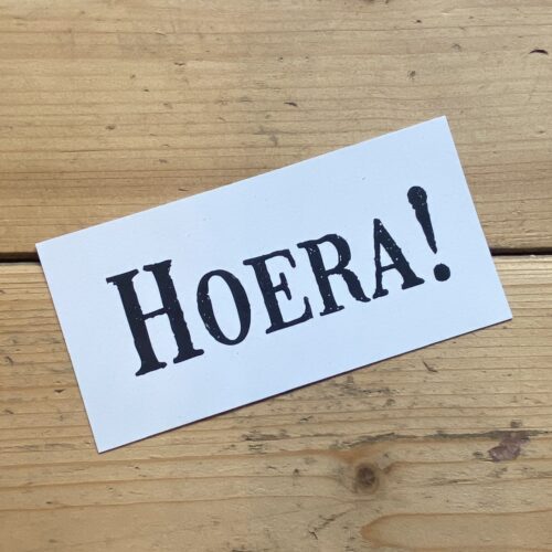 hoera kaartje bedankje verjaardag liefs label liefslabel juf meester vriedin moederdag