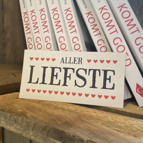 allerliefste vintage kaart kaartje sturen klein leuk bedankje liefs label liefslabel juf meester vriendin bedankje