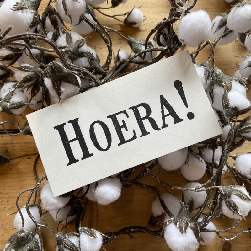 hoera kaart bedankje liefs label liefslabel juf meester vriendin