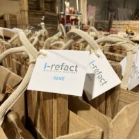 origineel en persoonlijk kerstpakket liefslabel liefslabel luxe i-refact fantastisch pakket jute tas duurzaam