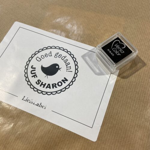 juffenstempel origineel cadea liefs liefslabel juffenbedankje meester school cadeau groep 8 einde van het schooljaar inspiratie cadeautip