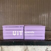 uit agenda zoetermeer houten kist zeepkist huisstijl origineel persoonlijk bedrijven pitch staan