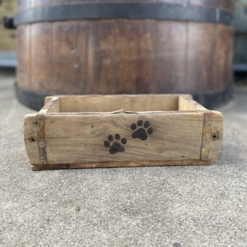 steenmal dierenpootjes cadeau dierendag liefs liefslabel origineel persoonlijk voederbak voederbakje