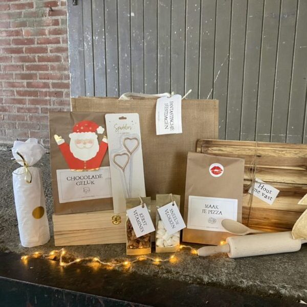 kerstpakket fantastische feestdagen origineel persoonlijk luxe tas jute mvo duurzaam