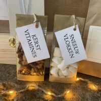 kerstdieet zakje kleinigheidje kerst liefs liefslabel