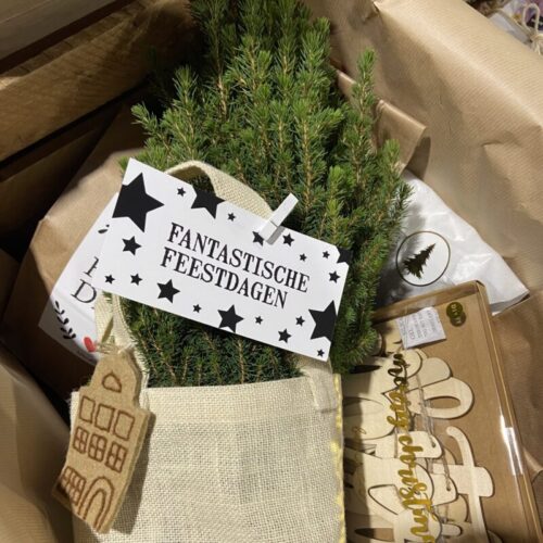 kerstkist tip 2025 origineel kerstpakket fantastische feestdagen kerstkaart nieuwjaarskaart vintage kaart kaartje sturen klein leuk bedankje liefs label liefslabel