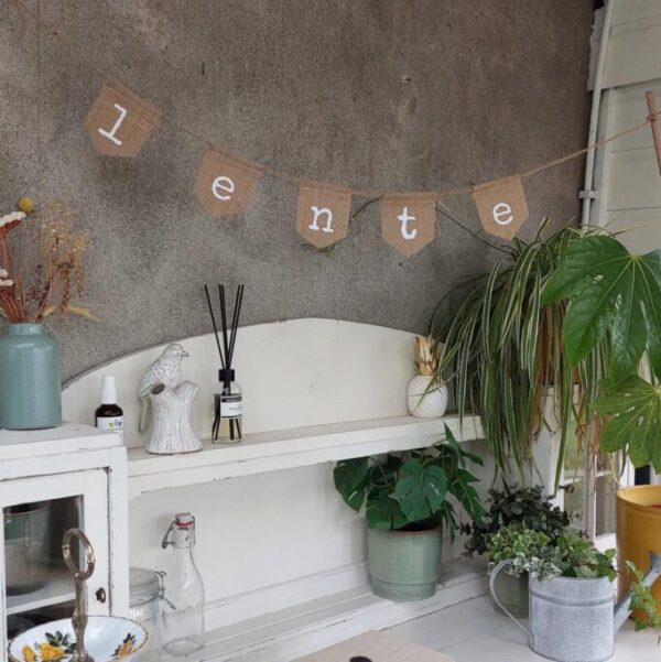 jute slinger lente decoratie liefslabel cadeau leve de lente juffrouw lente jute slinger lente decoratie liefslabel cadeau leve de lente juffrouw lente