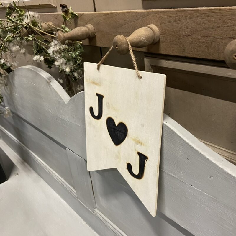 cadeau cadeautip kado kadotip origineel persoonlijk vaandel hout liefslabel valentijn bruiloft housewarming samenwonen trouwdag