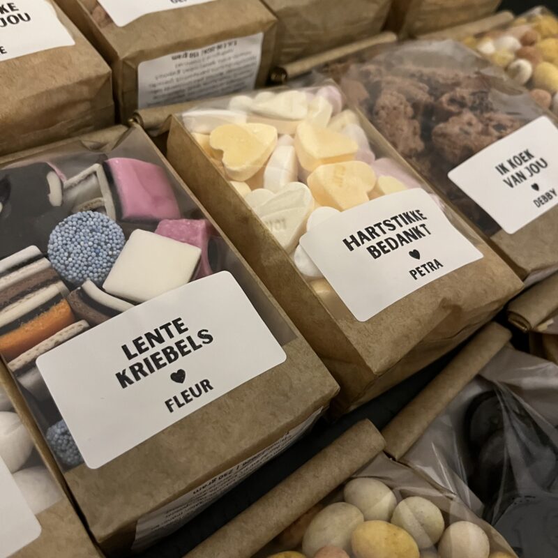 lente kriebels lentekriebels lekker ding cadeau valentijn verjaardag traktatie feest bedankje bruiloft