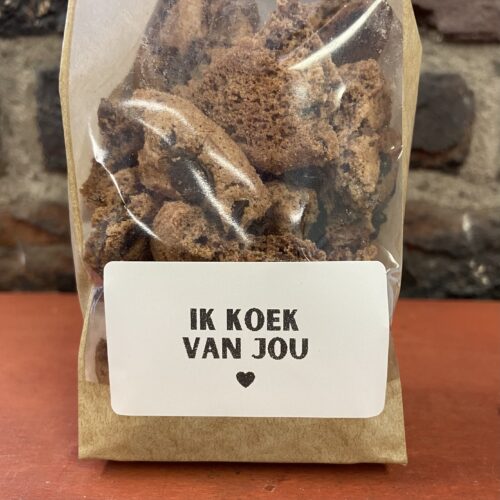 ik koek van jou koek cadeau mamadag papadag verjaardag feest