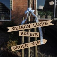 Liefslabel Geboortebord Jongen